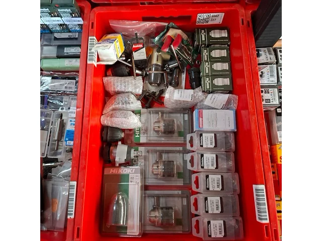 Assortiment boorkoppen o.a. hikoki, makita, metabo - afbeelding 1 van  11