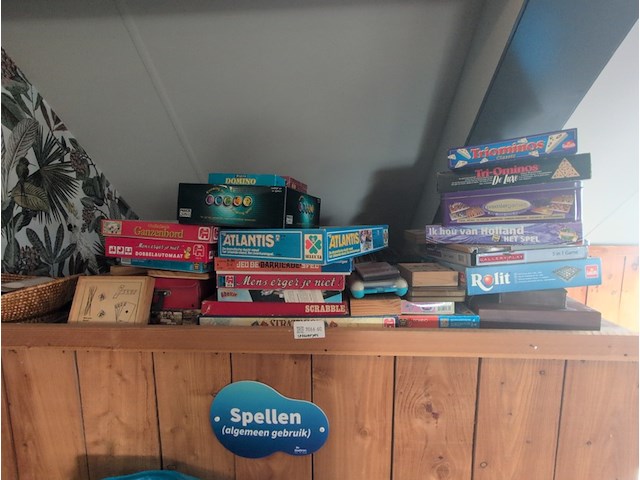 Assortiment bordspellen - afbeelding 2 van  5