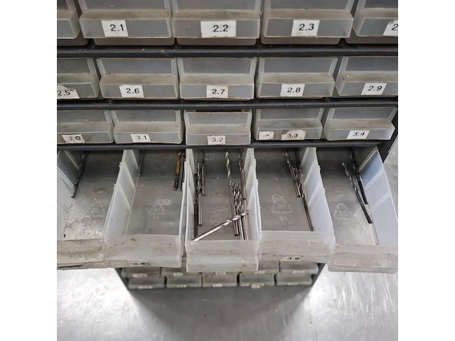 Assortiment boren in 2x assortimentbak - afbeelding 32 van  33