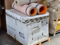 Assortiment divers ondervloerplaten / noppenplaten t.b.v. vloerverwarming
