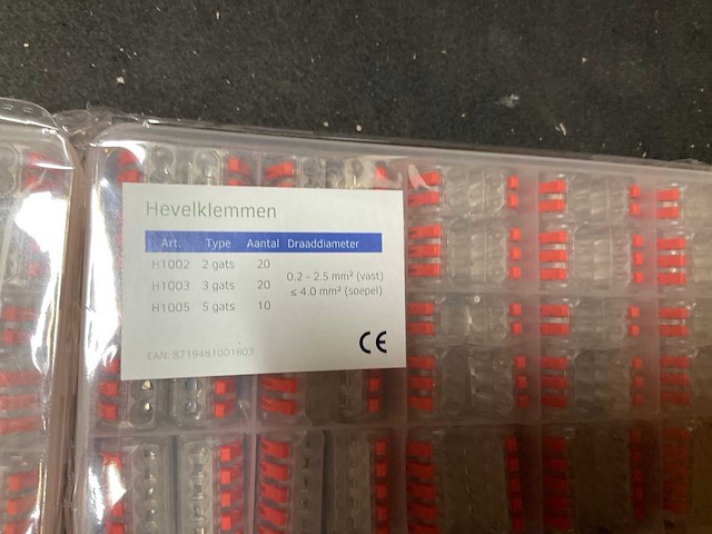 Assortiment hevelklemmen 50 stuks (20x) - afbeelding 2 van  2