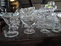 Assortiment horeca dessertschalen, kannen, en divers glaswerk - afbeelding 6 van  7