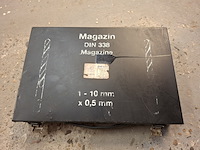 Assortiment ijzerboren in koffer - afbeelding 3 van  3