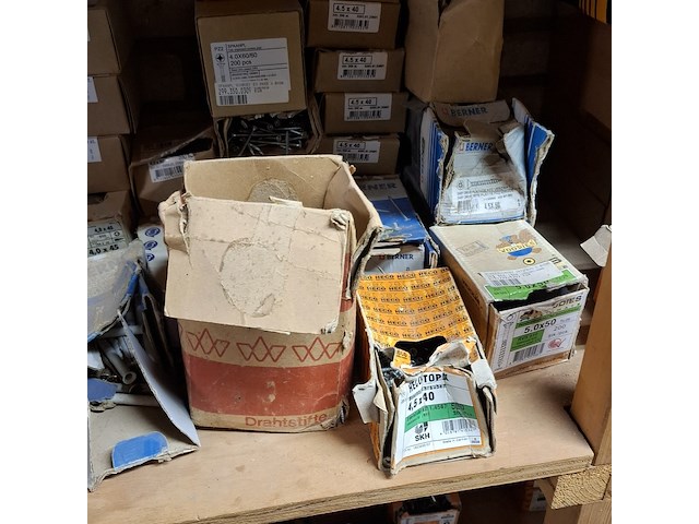 Assortiment ijzerwaar in 3x stellingvak - afbeelding 4 van  21