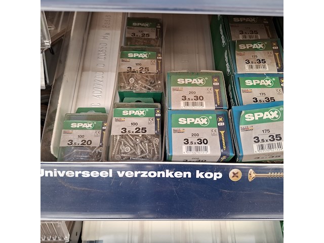 Assortiment ijzerwaren spax - afbeelding 2 van  47