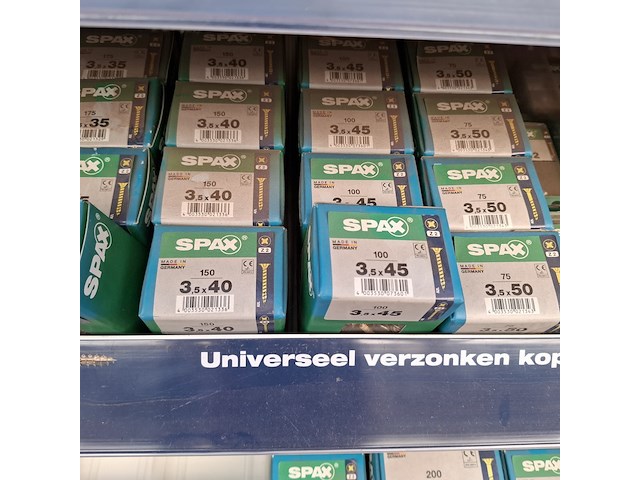 Assortiment ijzerwaren spax - afbeelding 3 van  47