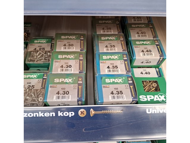 Assortiment ijzerwaren spax - afbeelding 5 van  47