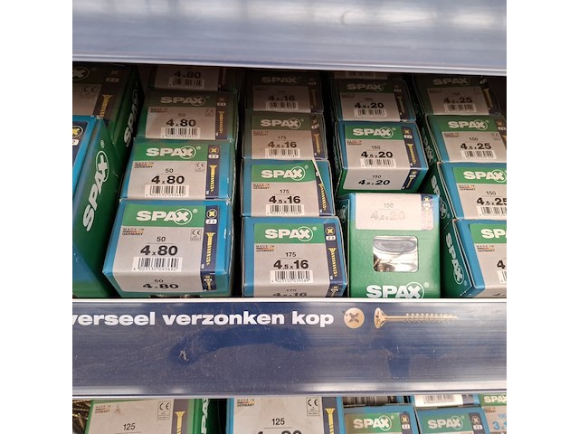 Assortiment ijzerwaren spax - afbeelding 6 van  47