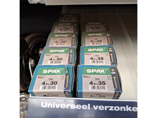 Assortiment ijzerwaren spax - afbeelding 8 van  47