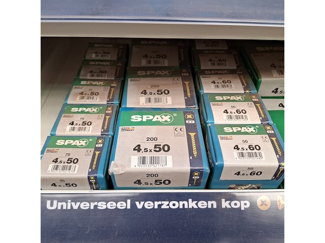 Assortiment ijzerwaren spax - afbeelding 9 van  47