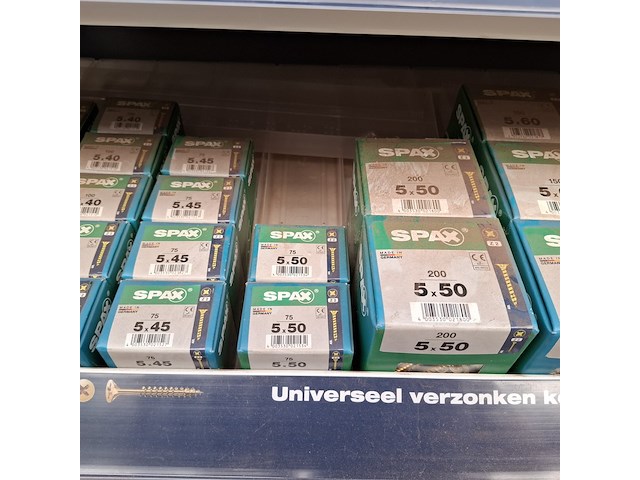 Assortiment ijzerwaren spax - afbeelding 15 van  47