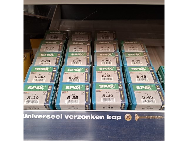 Assortiment ijzerwaren spax - afbeelding 16 van  47