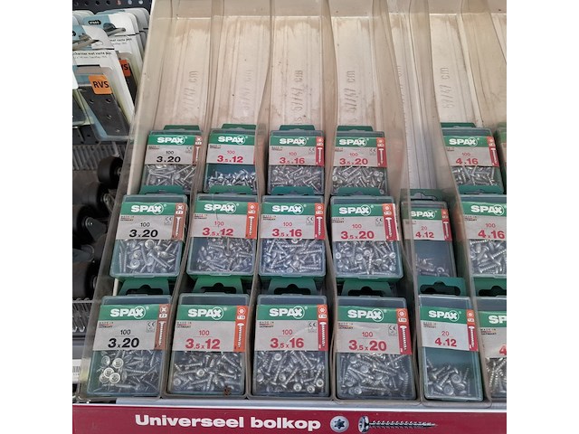 Assortiment ijzerwaren spax - afbeelding 12 van  47