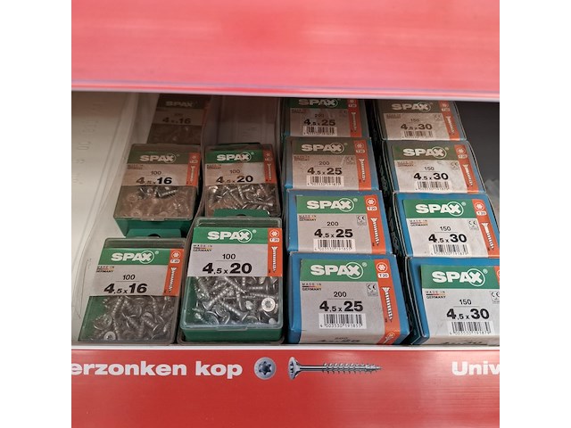 Assortiment ijzerwaren spax - afbeelding 25 van  47