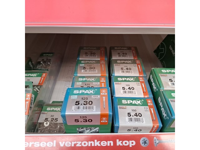 Assortiment ijzerwaren spax - afbeelding 27 van  47