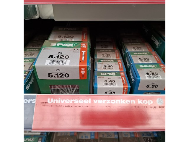 Assortiment ijzerwaren spax - afbeelding 35 van  47