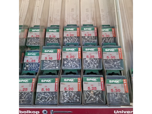 Assortiment ijzerwaren spax - afbeelding 43 van  47