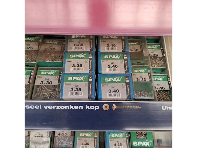 Assortiment ijzerwaren spax - afbeelding 44 van  47