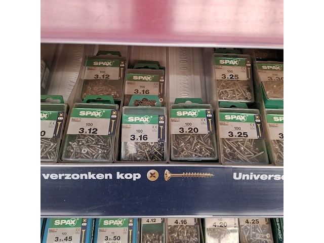 Assortiment ijzerwaren spax - afbeelding 45 van  47