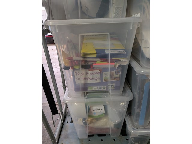 Assortiment kantoorartikelen in 4x rolcontainer - afbeelding 18 van  23