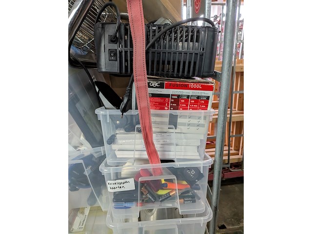 Assortiment kantoorartikelen in 4x rolcontainer - afbeelding 20 van  23