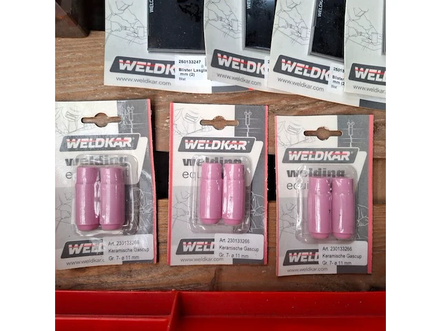 Assortiment lasbenodigdheden o.a. weldkar, vogel, bahco - afbeelding 10 van  28