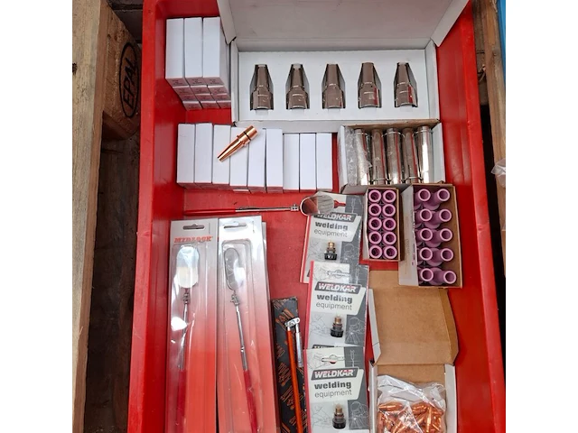Assortiment lasbenodigdheden o.a. weldkar, vogel, bahco - afbeelding 22 van  28