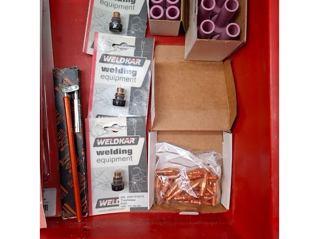 Assortiment lasbenodigdheden o.a. weldkar, vogel, bahco - afbeelding 26 van  28