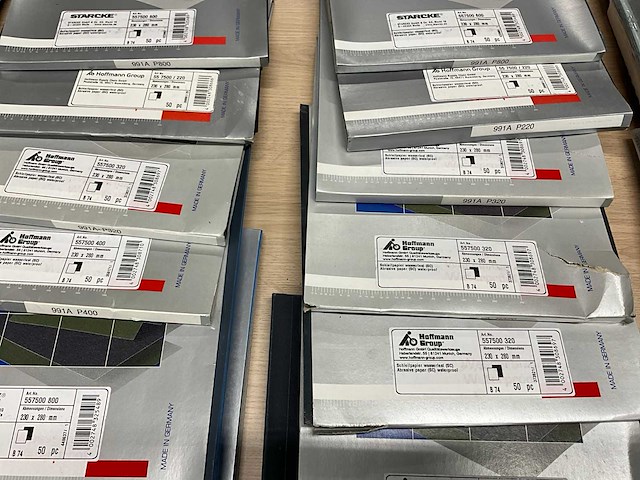 Assortiment matador / m3 schuurpapier circa 850 vellen - afbeelding 5 van  8