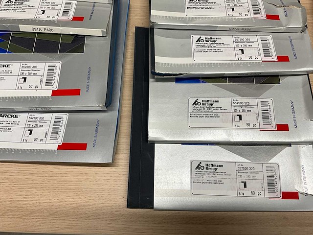 Assortiment matador / m3 schuurpapier circa 850 vellen - afbeelding 6 van  8