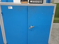Assortiment metaalbewerking instrumenten in werkplaatskast - afbeelding 50 van  54