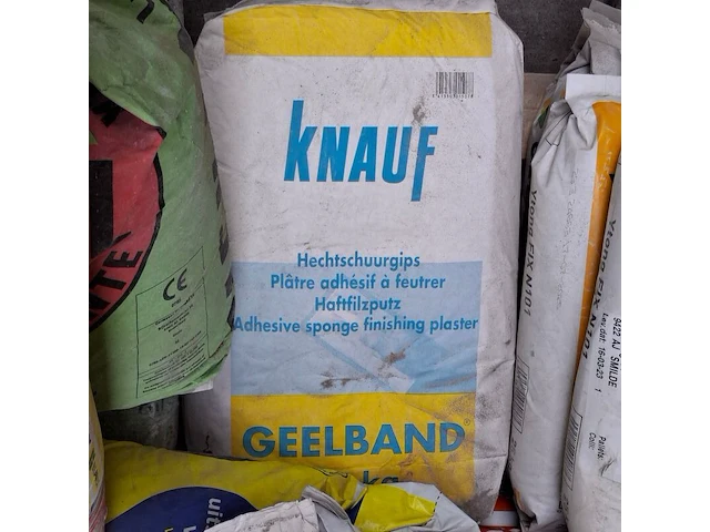 Assortiment pleister, mortel, lijm, o.a. knauf, eurocol - afbeelding 4 van  13
