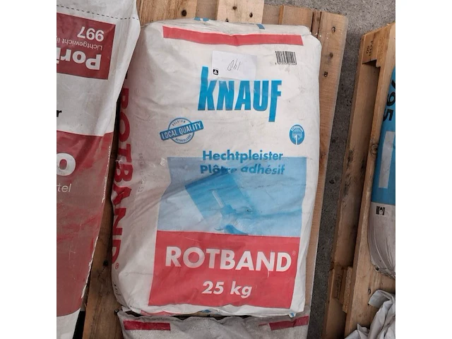 Assortiment pleister, mortel, lijm, o.a. knauf, eurocol - afbeelding 9 van  13