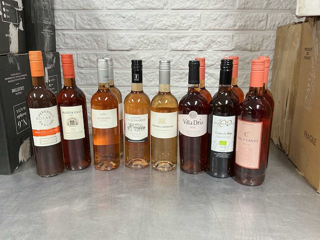 Assortiment rosé wijn (14x) - afbeelding 1 van  16