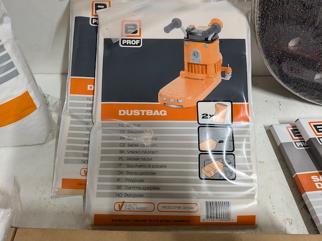 Assortiment schuurschijven, doekensetten en dustbags, o.a. b-prof, kärcher - afbeelding 7 van  17
