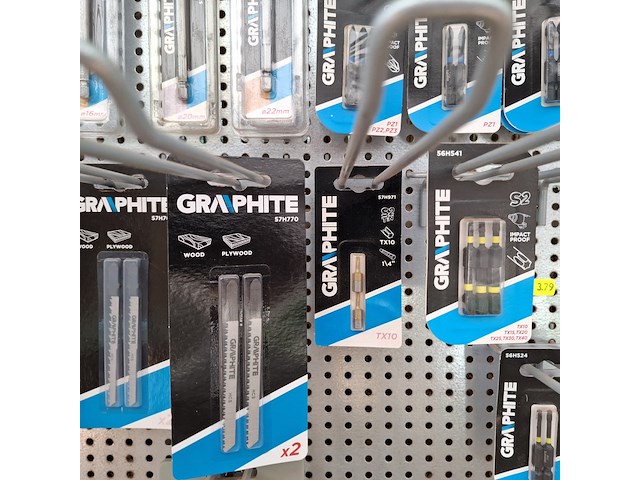 Assortiment slijpen, boren en zagen graphite - afbeelding 6 van  34