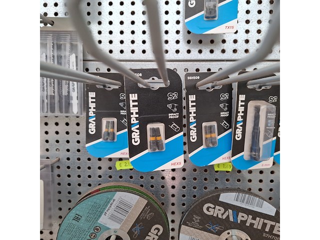 Assortiment slijpen, boren en zagen graphite - afbeelding 10 van  34