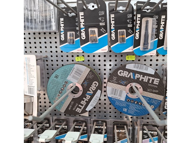 Assortiment slijpen, boren en zagen graphite - afbeelding 11 van  34