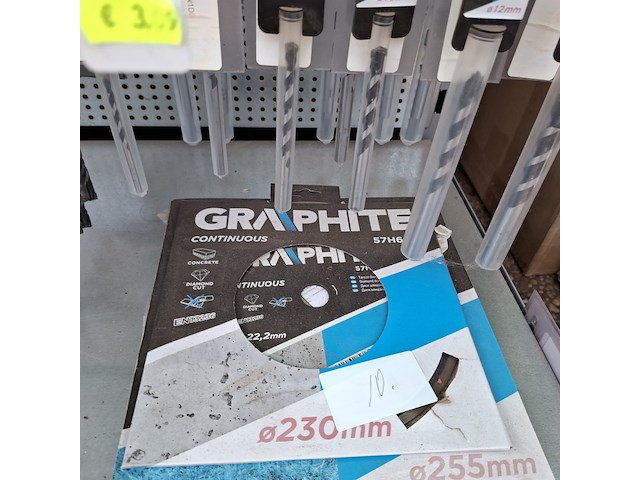 Assortiment slijpen, boren en zagen graphite - afbeelding 26 van  34