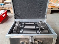 Assortiment vulplaatjes in koffer