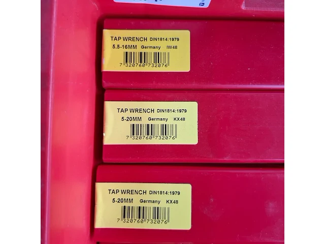 Assortiment wringijzers, boren en machinetappen dormer - afbeelding 5 van  14