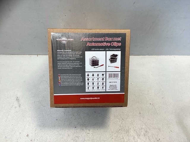 Assortimentdoos met automotive clips - 630-delig - tools - afbeelding 2 van  4