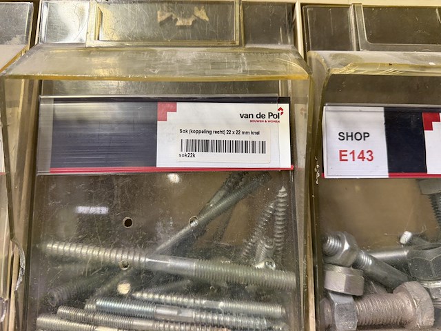 Assortimentsbakken met ijzerwaren - afbeelding 4 van  9