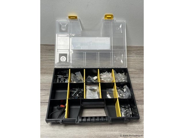 Assortimentsdoos incl. inhoud bestaande uit o.a. schroeven, kabels & stekkers - afbeelding 2 van  3