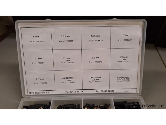 Assortimentsdoos incl. voedingspluggen - afbeelding 2 van  3