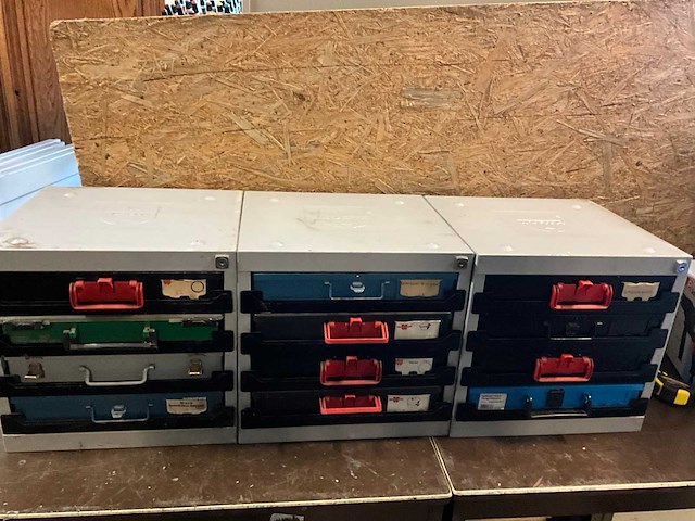 Assortimentskoffer 32x25cm + inhoud + würth ladebox (9x) - afbeelding 1 van  3