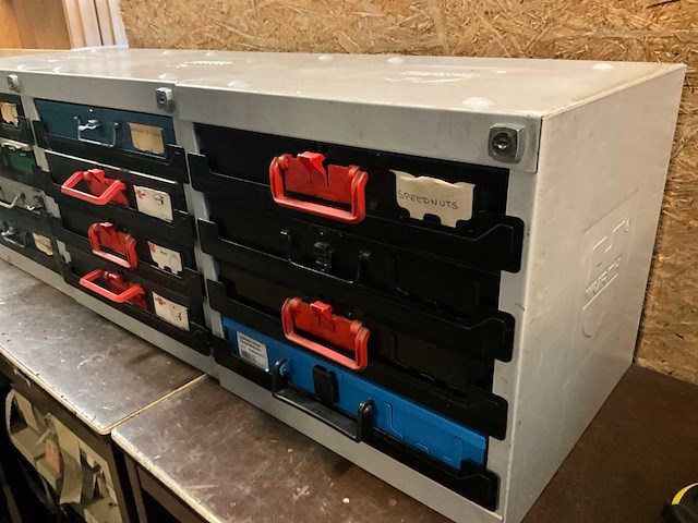 Assortimentskoffer 32x25cm + inhoud + würth ladebox (9x) - afbeelding 3 van  3