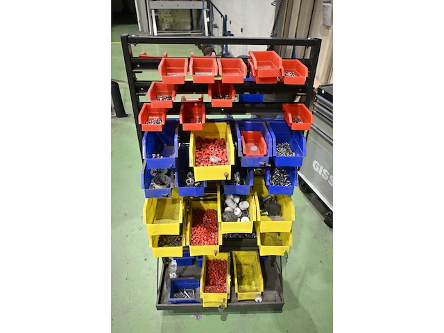 Assortimentswagen inclusief inhoud (rvs) bevestigingsmaterialen - afbeelding 4 van  4
