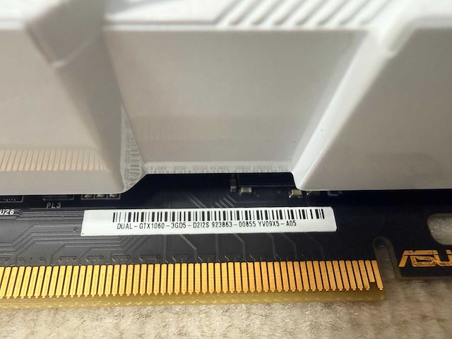 Asus - dual geforce gtx 1060 3g - 3gb / gddr5 / gaming videokaart - afbeelding 11 van  11