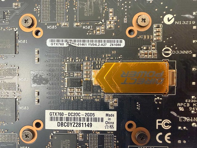 Asus - geforce gtx 760 directcu ii oc - 2gb / gddr5 / gaming videokaart - afbeelding 9 van  11